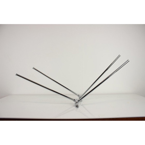 Image 1 of Vintage chrome steel wall hanger, Czechoslovakia 1950