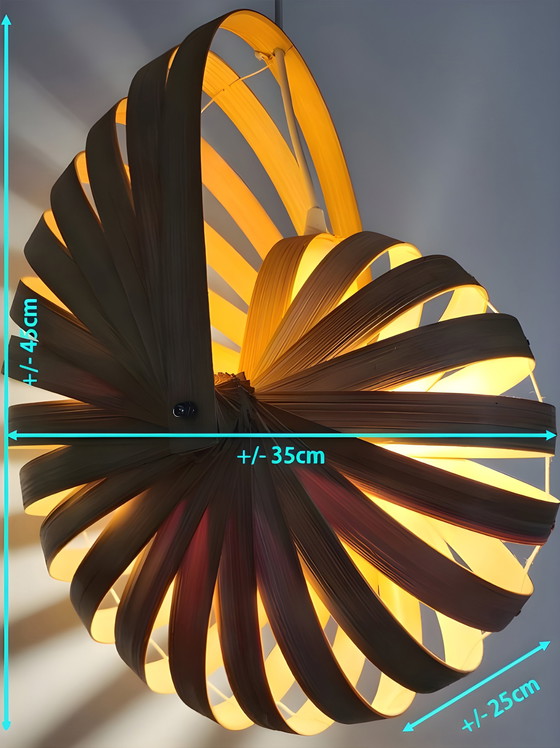 Image 1 of Nuevo - Lámpara de araña de bambú Nautilus