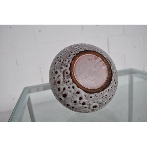 Image 1 of Vintage white ceramic vase for Grandjean-Jourdan, 1950