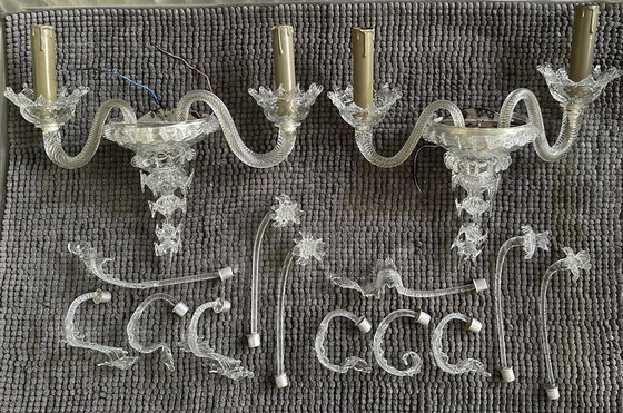 Image 1 of 2x lampade da parete vintage