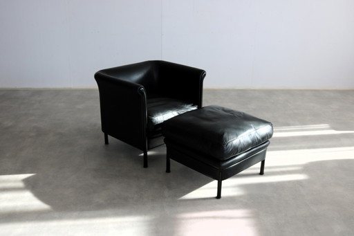 Vintage Armchair + Hocker, Moroso