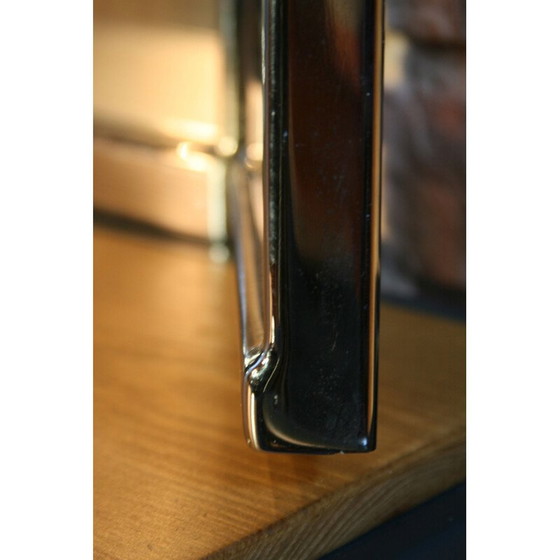 Image 1 of Vintage folding mirror in thick steel, Poland 1930