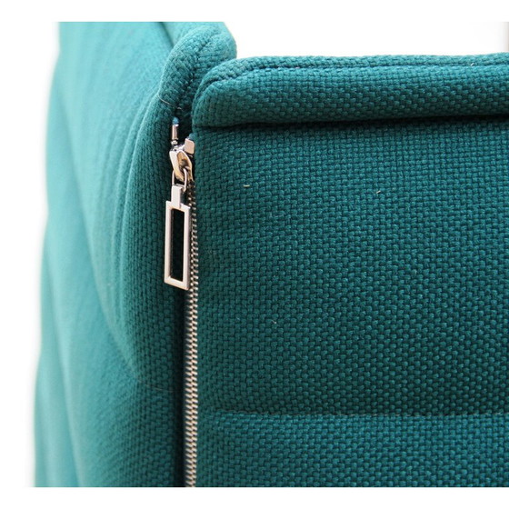 Image 1 of Vintage armchairs in chrome metal and blue fabric by Ronan and Erwan Bouroullec for Vitra