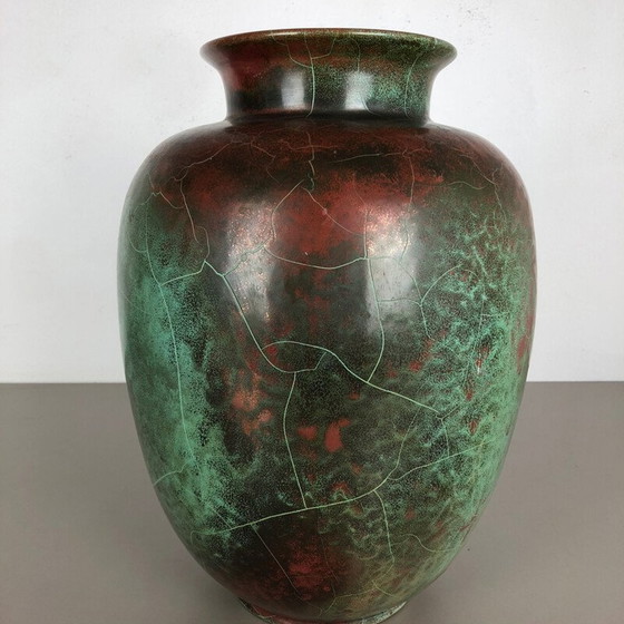 Image 1 of Vintage large ceramic studio pottery vase Richard Uhlemeyer, Hannover Germany, 1940