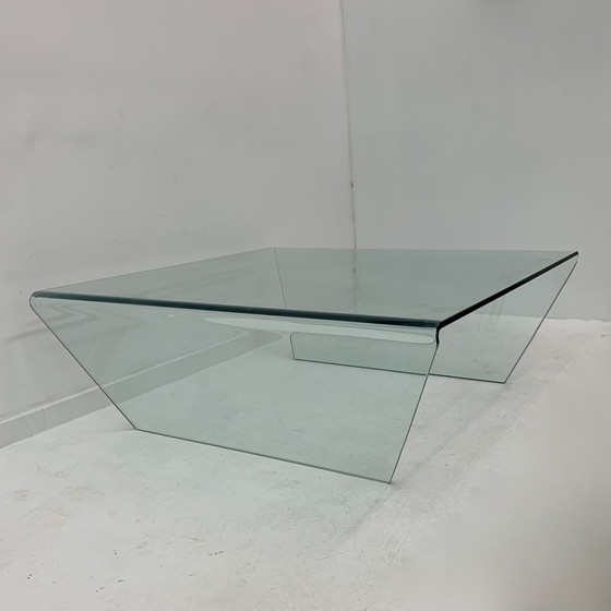 Image 1 of Post modern glass coffee table, 1980’s