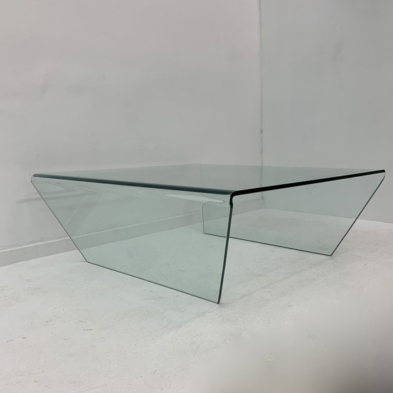 Image 1 of Post modern glass coffee table, 1980’s