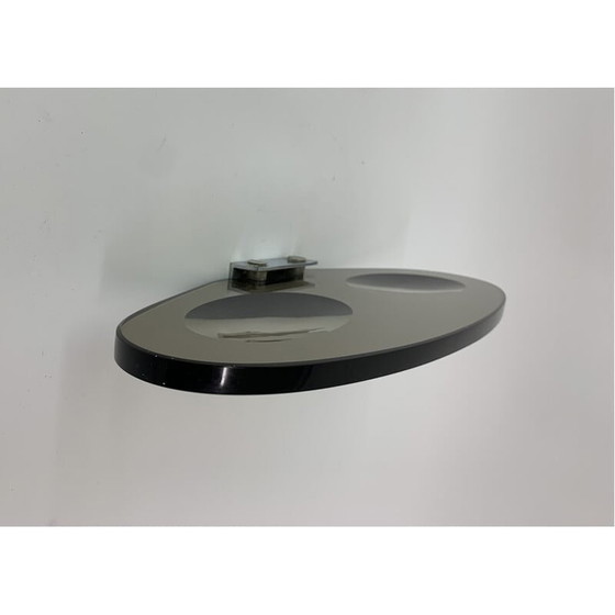 Image 1 of Portasapone da parete in vetro vintage di Fontana Arte, Italia, anni '70