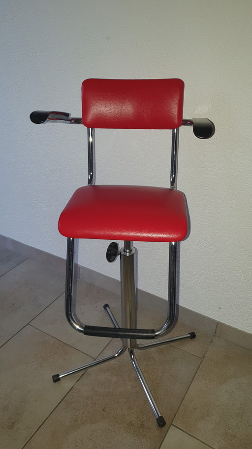 Fauteuil de barbier vintage pour enfants