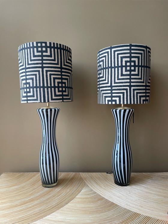 Image 1 of 2x lampada zebra vintage