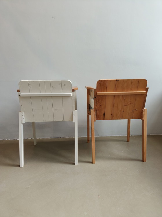 Image 1 of Piet Hein Eek (PHE) Bucket chairs in scrap wood