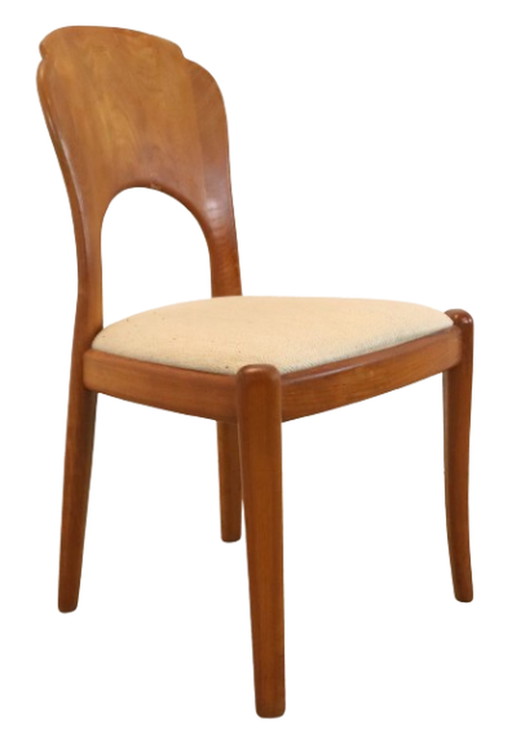 4x Danish design dining chairs 'Nebel' vintage