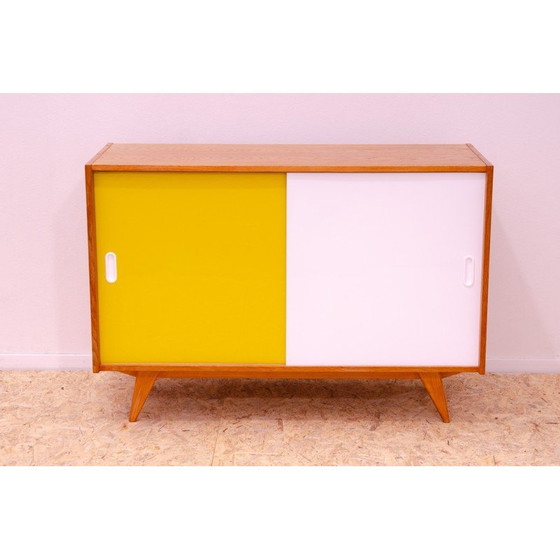 Image 1 of Vintage sideboard model U-452 in beech wood and plywood by Jiří Jiroutek, Czechoslovakia 1960