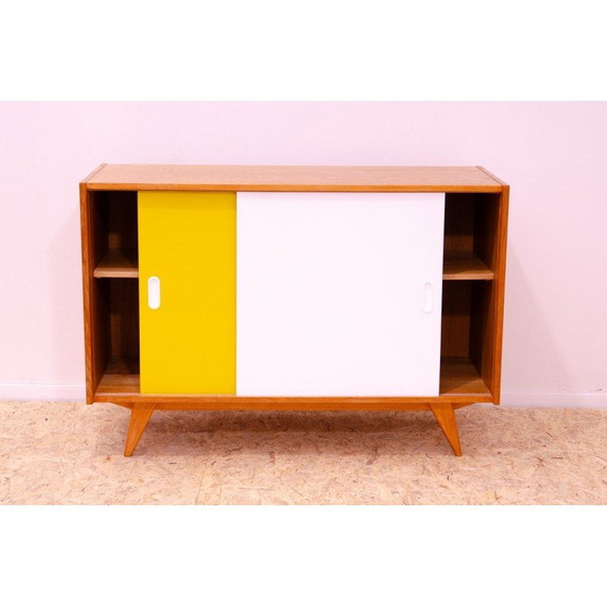 Image 1 of Vintage sideboard model U-452 in beech wood and plywood by Jiří Jiroutek, Czechoslovakia 1960