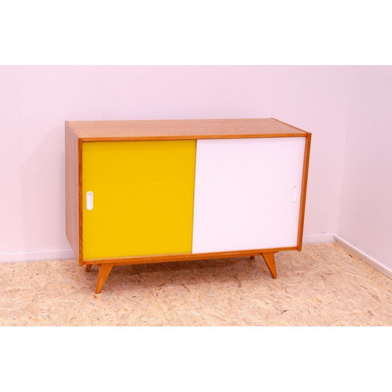 Image 1 of Vintage sideboard model U-452 in beech wood and plywood by Jiří Jiroutek, Czechoslovakia 1960