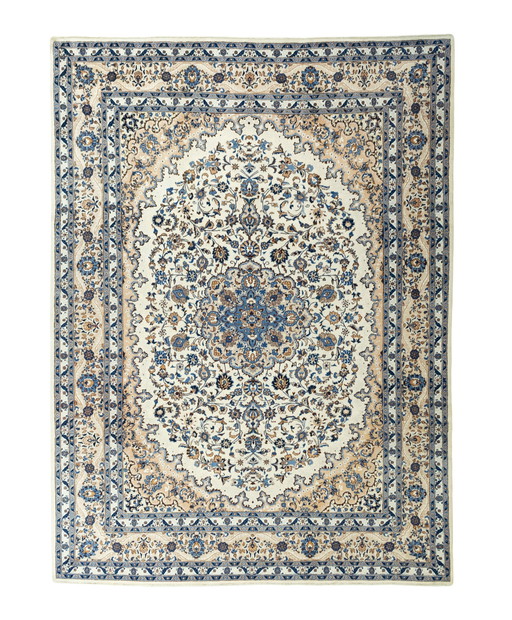 Hand-knotted Kashmar oriental rug - 398 X 294 Cm