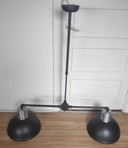 Lámpara colgante industrial Steinhauer Pelle 2 luces