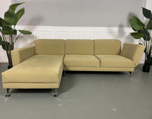 Brühl Moule corner sofa fabric sofa couch delivery relax function