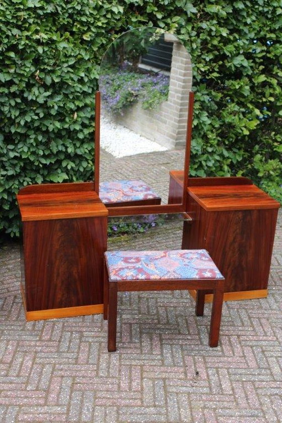 Image 1 of H. Pander & Sons closet and dressing table with chair and mirror