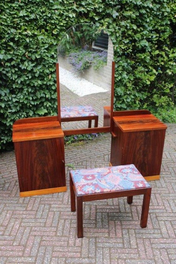 Image 1 of H. Pander & Sons closet and dressing table with chair and mirror