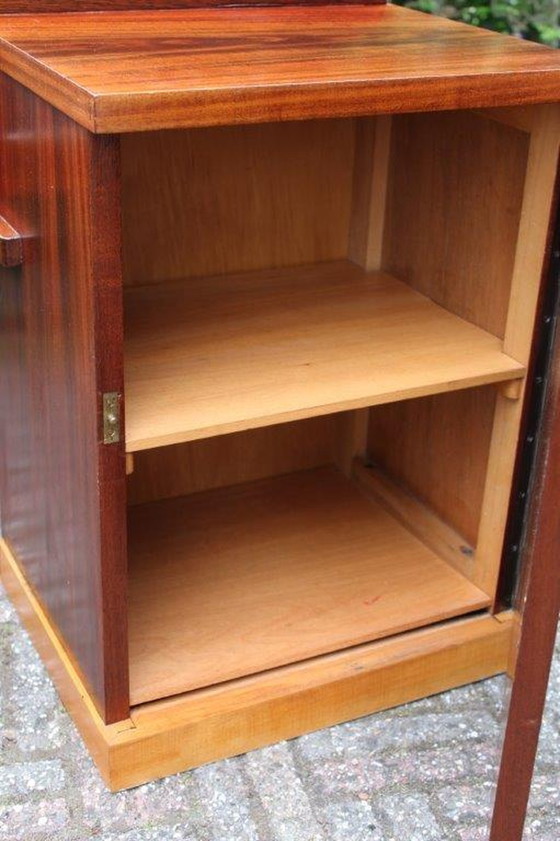 Image 1 of H. Pander & Sons closet and dressing table with chair and mirror