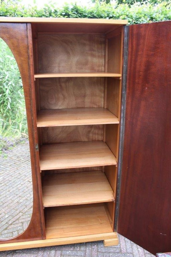 Image 1 of H. Pander & Sons closet and dressing table with chair and mirror