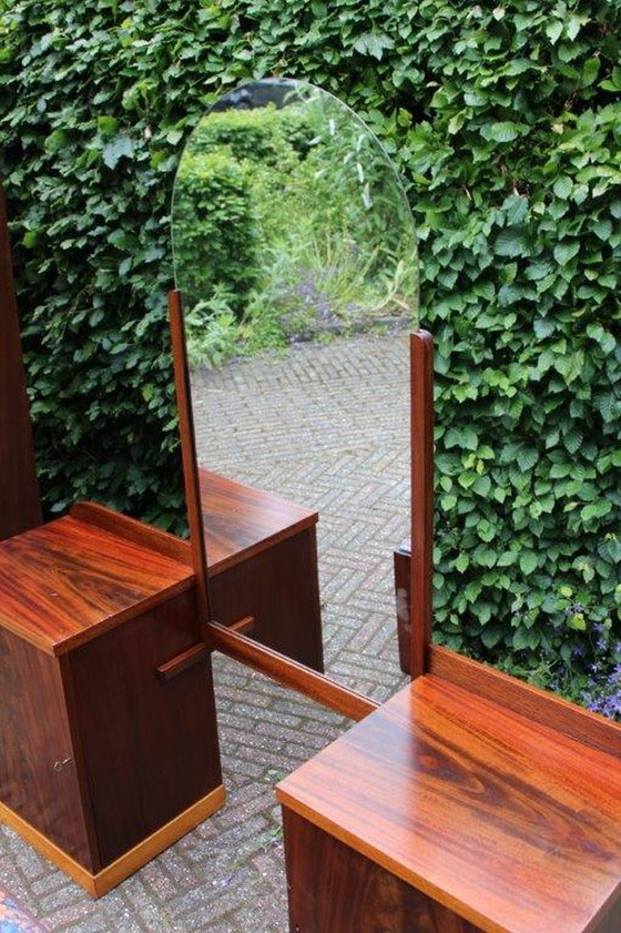 Image 1 of H. Pander & Sons closet and dressing table with chair and mirror