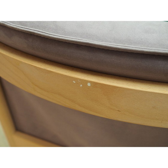 Image 1 of Vintage Lilac velour sofa, Denmark 1970s
