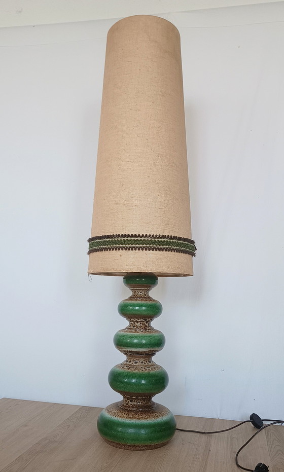 Image 1 of Fat Lava Floor Lamp Green