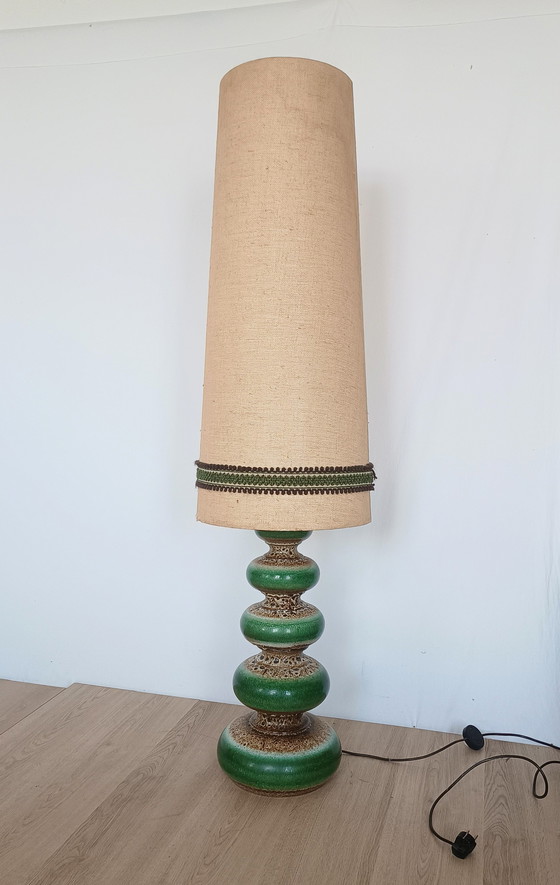 Image 1 of Fat Lava Floor Lamp Green