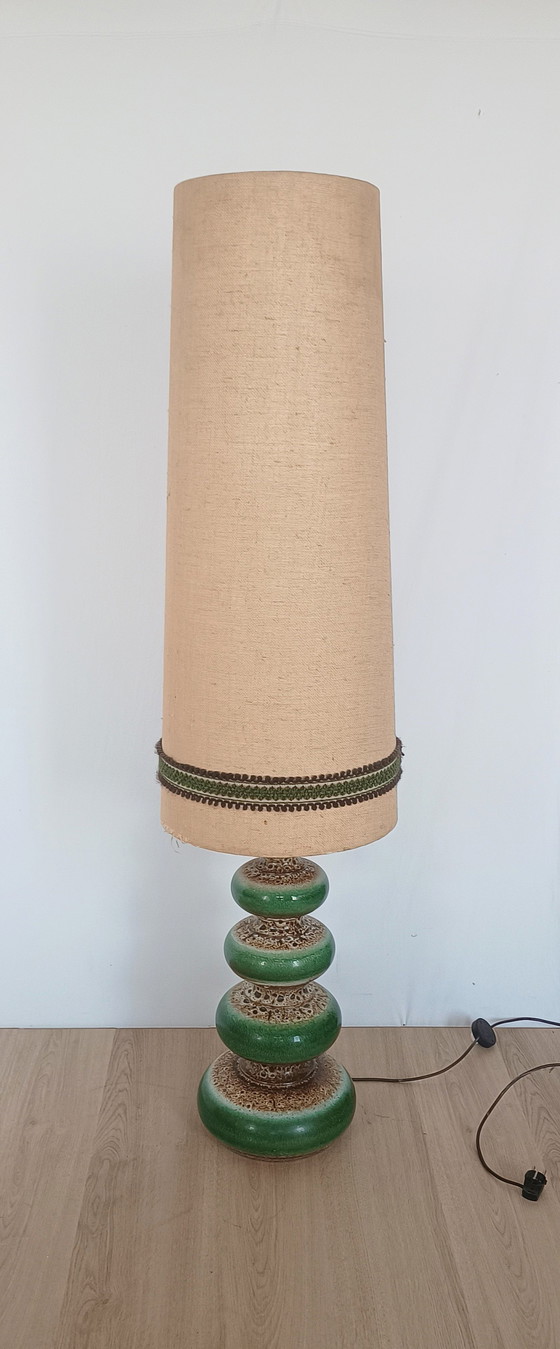 Image 1 of Fat Lava Floor Lamp Green