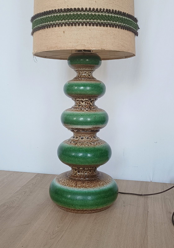 Image 1 of Fat Lava Floor Lamp Green