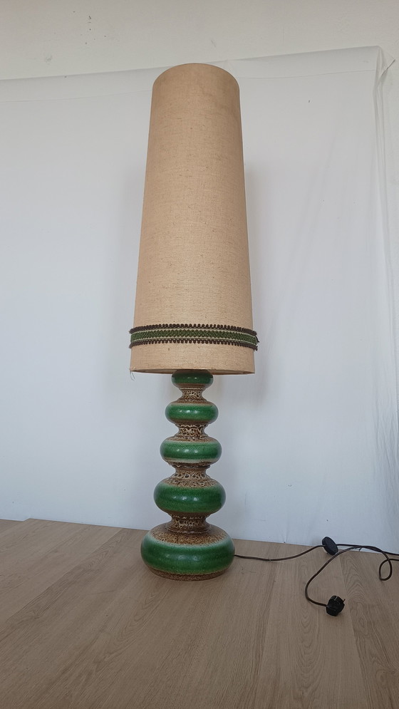 Image 1 of Fat Lava Floor Lamp Green