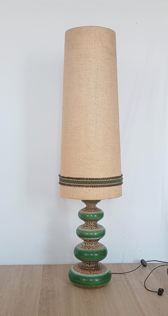 Image 1 of Fat Lava Floor Lamp Green