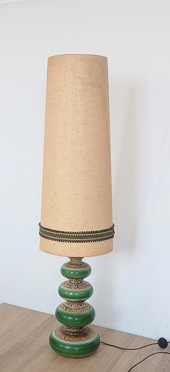 Image 1 of Fat Lava Floor Lamp Green