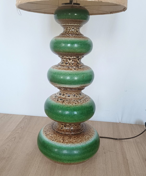 Image 1 of Fat Lava Floor Lamp Green