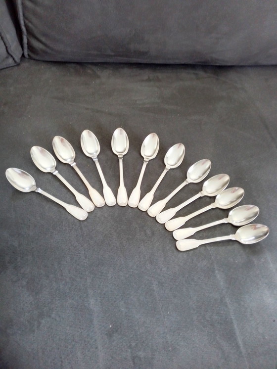 Image 1 of Beautiful Silver Plated Coffee Spoons...