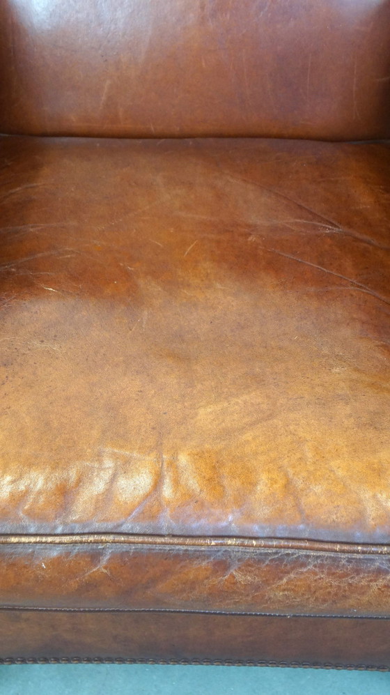 Image 1 of 2 X Sheep Leather Ear Armchair