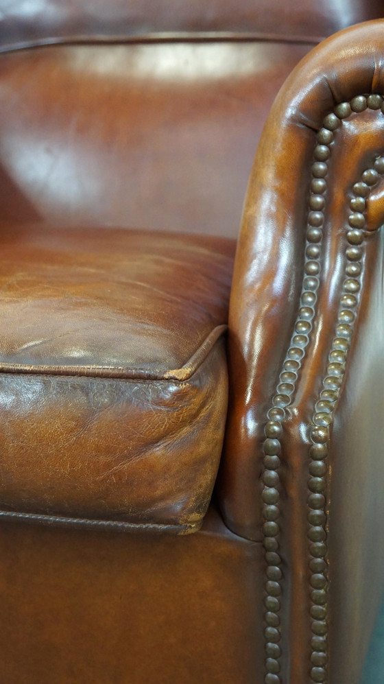 Image 1 of 2 X Sheep Leather Ear Armchair