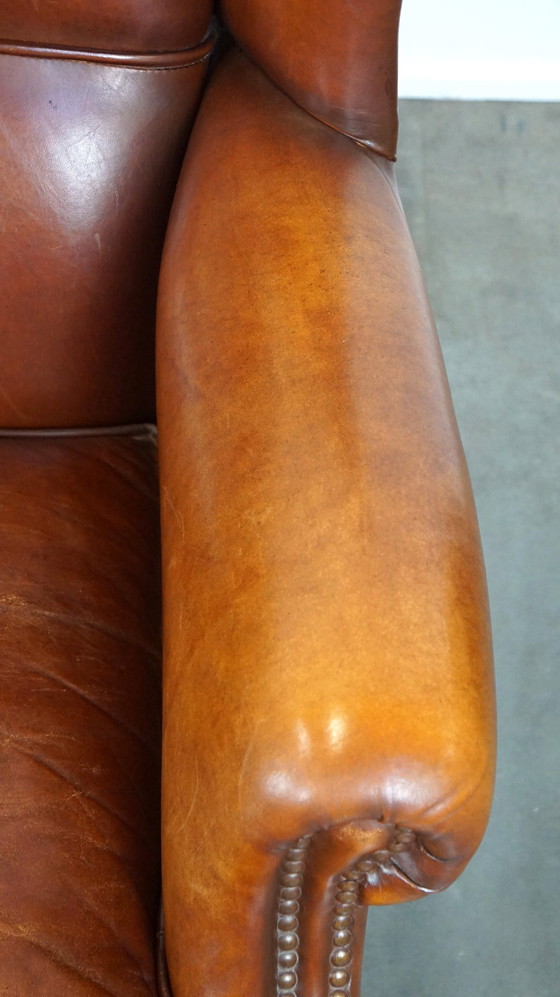 Image 1 of 2 X Sheep Leather Ear Armchair