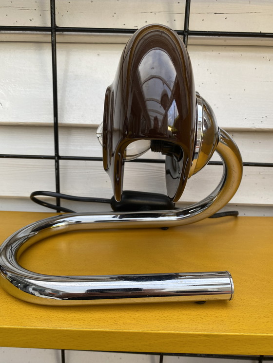 Image 1 of 2 pieces space age italian table lamps