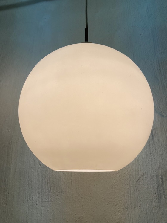 Image 1 of Louis Poulsen pendant lamp made of glass design Vilhelm Wohlert model Satellite