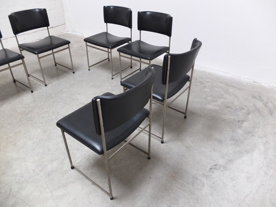 Image 1 of 6x Pastoe, SM08' Chairs de Cees Braakman