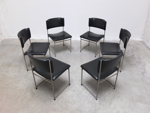 6x Pastoe, SM08' Chairs de Cees Braakman