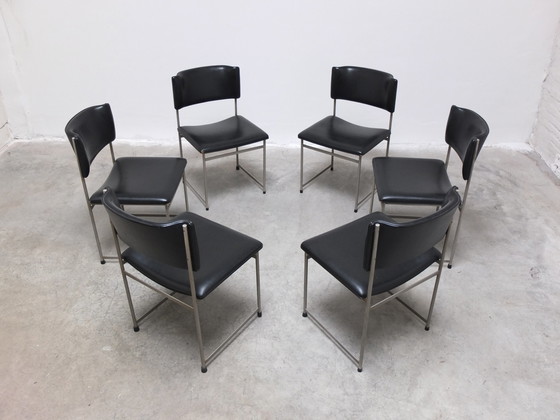 Image 1 of 6x Pastoe, SM08' Chairs de Cees Braakman