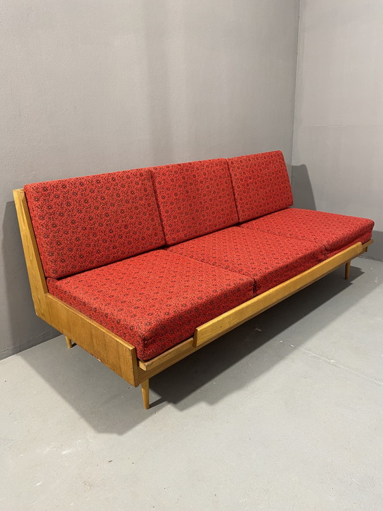 Image 1 of Midcentury Folding Sofabed By Drevotvar, 1970S, Czechoslovakia