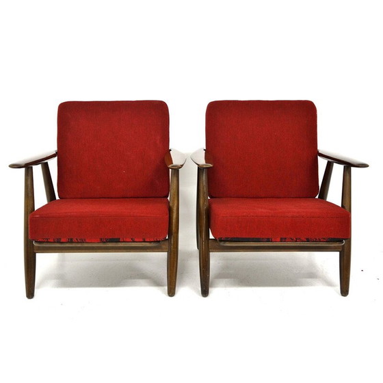 Image 1 of Vintage living room set "Cigar chair Ge 240" by Hans J. Wegner, Denmark 1960