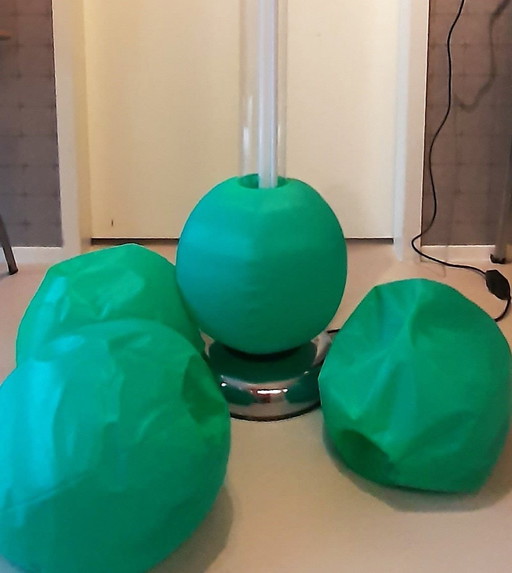 Vintage 80's Lighting fixture inflatable balls