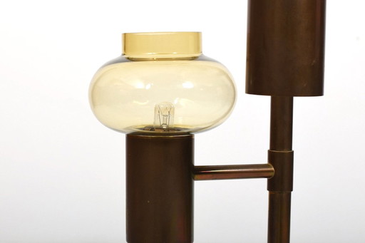 Mid-Century Danish Brass Chandelier, 1960s