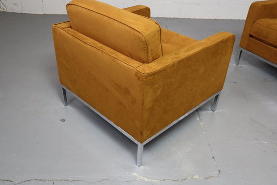 Image 1 of Pair of Florence Knoll lounge chairs for Knoll International