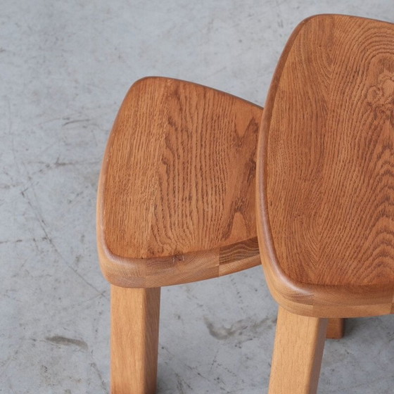 Image 1 of Oakwood mid-century nesting tables, 1970s